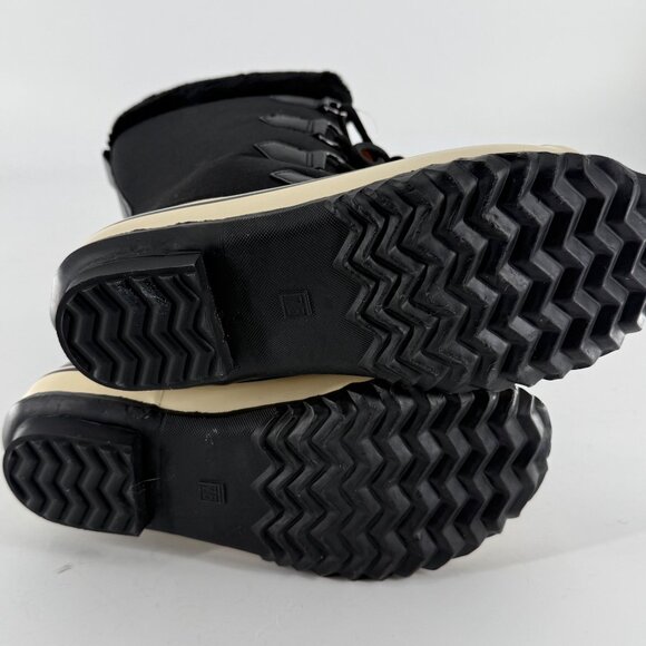 Womens Black JBU Stormgate Faux Fur Lined Winter Boots 7.5M With EVA Insole - Picture 3 of 6